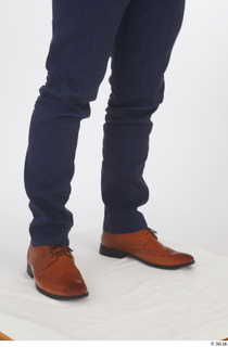 Neeo blue trousers brown oxford shoes calf dressed 0008.jpg